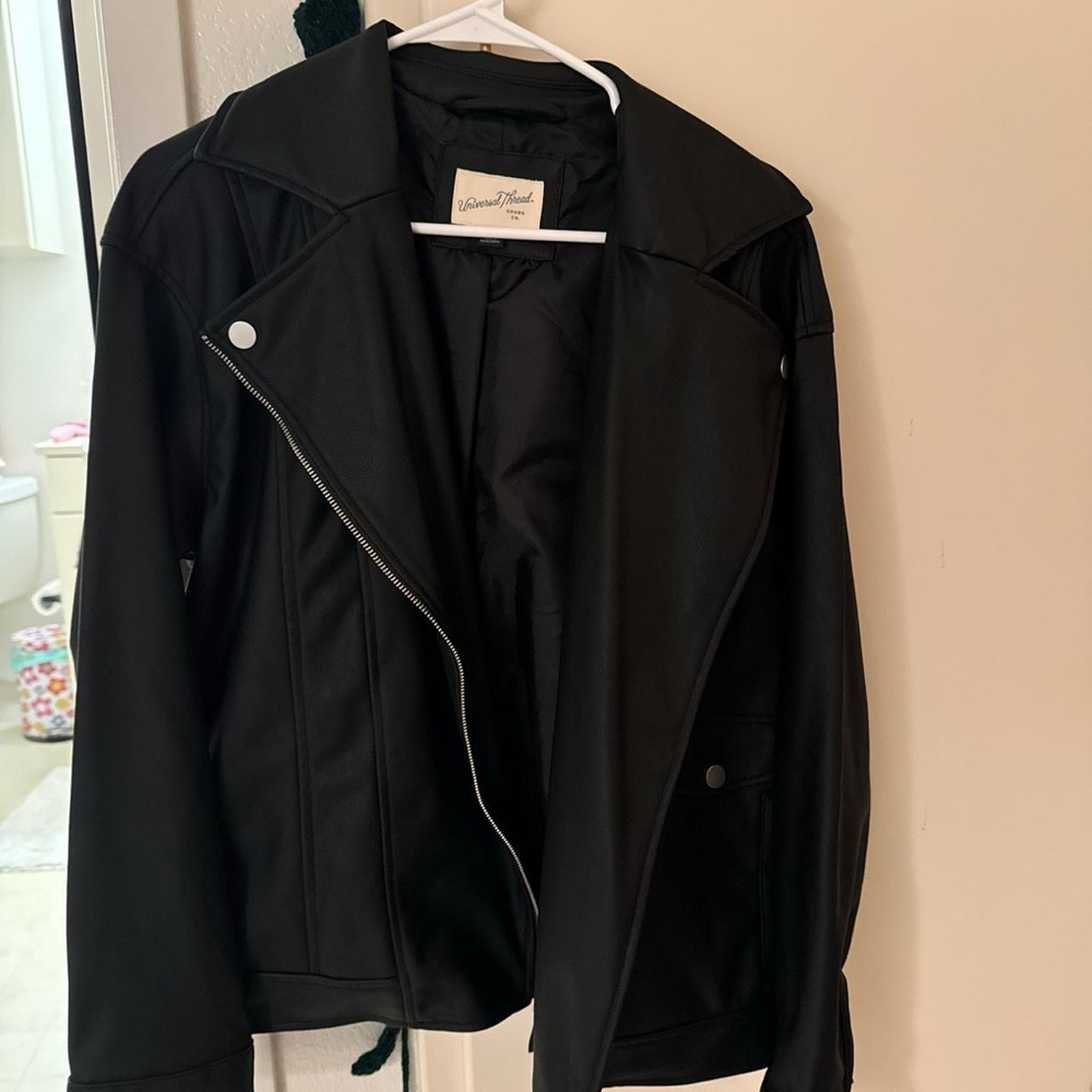 Universal Thread Black Leather Jacket - image 1